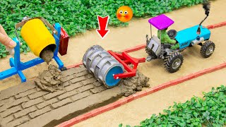 diy tractor Amazing Modern Asphalt Road Construction Technology | Diy tractor machine |@SunFarming