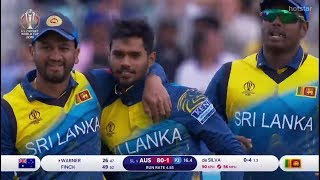 Sri Lanka vs Australia - Australia innings  | ICC Cricket World Cup 2019