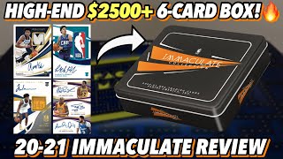 $2500+ PREMIUM BOX OPENING!🔥 | 2020-21 Panini Immaculate Collection Basketball Hobby Box Review