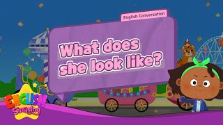 What does she look like? - [Look like] - Renewal - Easy Dialogue - Role Play