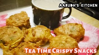#51-Crispy Onion Cabbage Bonda/ Vegetable Bonda/ Evening Tea Time Snacks /Tamilnadu Tea Shop Snacks