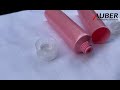 auber d22mm pink custom cosmetic packaging with screw on cap