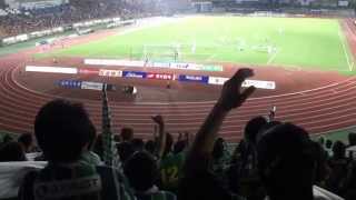 2014.9.6　アウェイ　　FC岐阜VS富山　ＦＣ岐阜 WE LOVE YOU