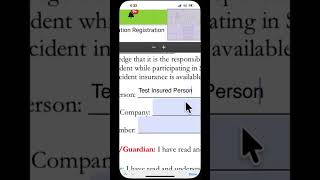 IC Activities Registration on Mobile