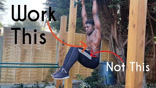 Can't Feel Hanging Leg Raise In Your Abs? | JUST DO THIS
