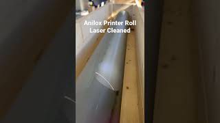 Anilox Printer Roll Laser Cleaned