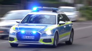 [ 🚓 Lichthupe \u0026 Vollbremsung 🚓  ] 2x FuStW Polizei Mainz