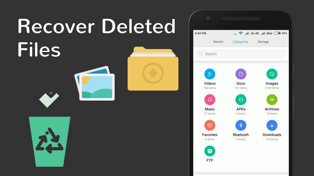 How To Recover Deleted Files From Android - YouTube