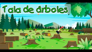 TALA DE ÁRBOLES- Explicado para niños