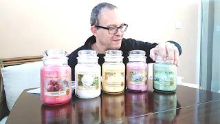 Yankee Candle - Homemade Herb Lemonade, Afternoon Escape, Sunny Daydream, Camelia Blossom + review