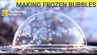 How to make frozen bubbles