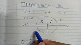 TRIGONOMETRY 3 - KCSE MATHEMATICS