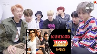 bts reaction to Kukkad song l bts reaction to bollywood song l
