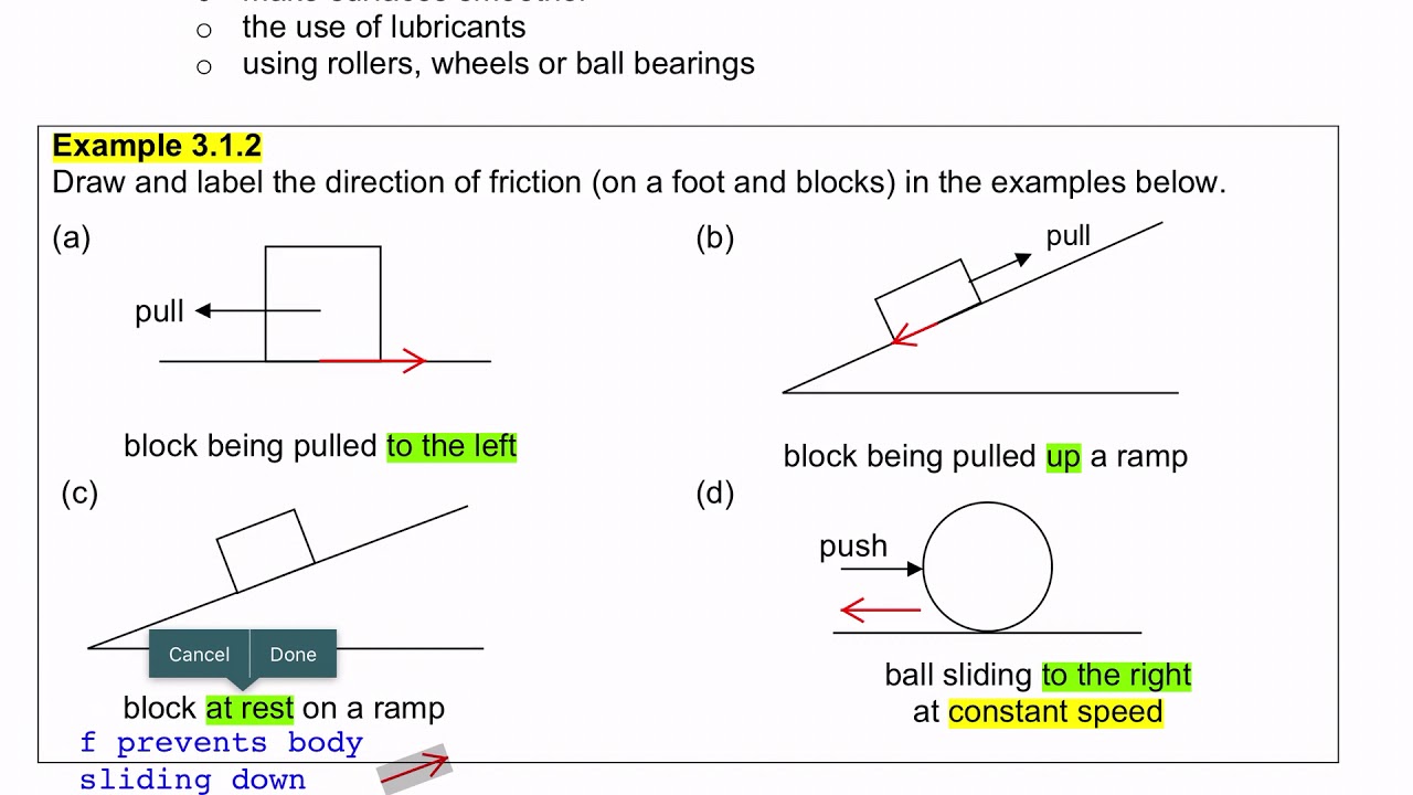 Drawing Friction - Examples - YouTube