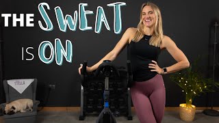 The Sweat is ON! | 60 Min Rhythm Ride Indoor Cycling Workout