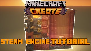 Tutorial: Smallest Ever Self-Sufficient Lvl 9 Steam Engine - Minecraft Create Mod