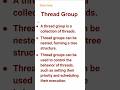 Thread Group (89) #corejava