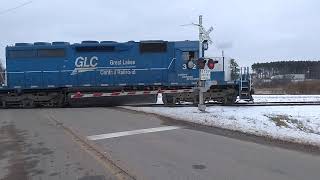 Great Lakes Central GLC 382 396 Mancelona Hospital Train McBain MI November 9, 2019