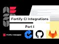 Fortify CI Integrations Part 1 (GitHub, GitLab, Bamboo)