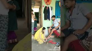 Indian wife drinking the water use to wash husband feet!