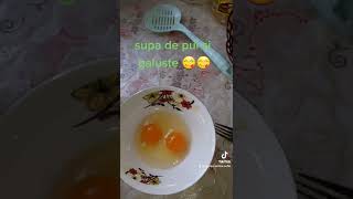 Supa de pui cu galuste😋😋