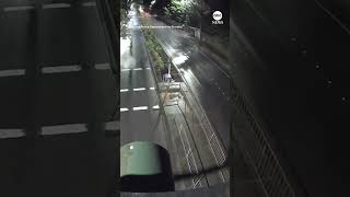 Dramatic street racing crash caught on CCTV - ABC News