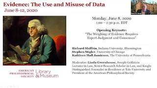 Evidence: The Use and Misuse of Data Opening Keynote