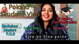 ഏജൻസി ഇല്ലാതെ പോളണ്ടിൽ ഉപരിപഠനം I Poland student visa Step by step guide Part-1  Poland Malayalam