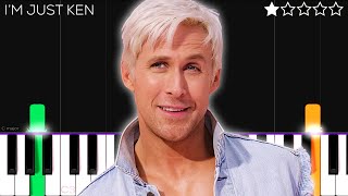 Ryan Gosling - I'm Just Ken (Barbie) | EASY Piano Tutorial