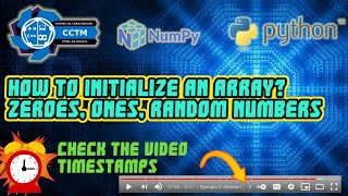 🤔 How to initialize an array with user defined values? | Numpy | Easy breezy Python! | Introduction