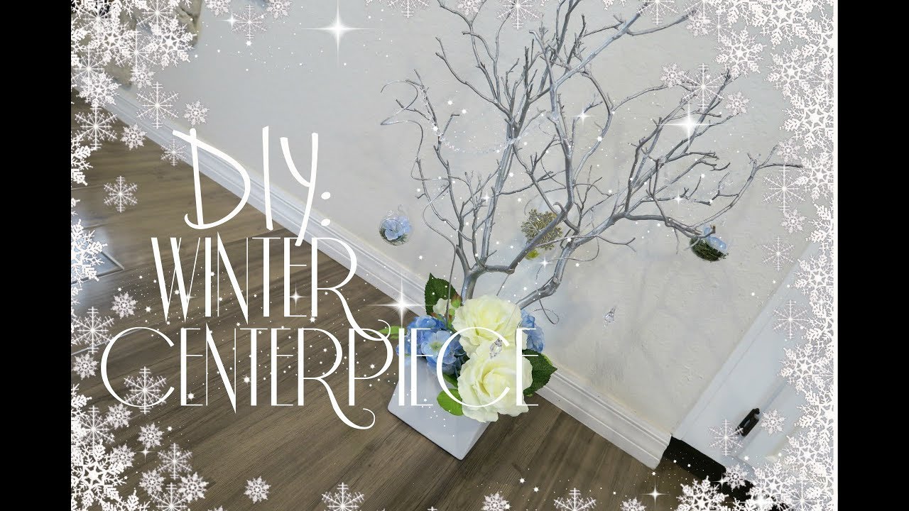 Diy Wedding Winter Centerpiece Youtube