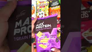 Opening Rite Bite 7 Grain Protein Snack - Max Protein Cream and Onion Chips ASMR #shorts