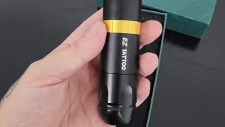 Ez Tattoo pen Caster, primeiras impressões da máquina de tattoo