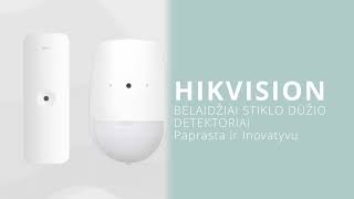 Kaip sumontuoti ir pradėti naudotis Hikvision stiklo dūžio davikliais / BK Grupė