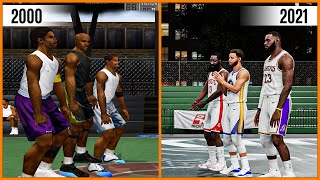 NBA 2K STREET BLACKTOP EVOLUTION [NBA 2K1 - NBA 2K21]