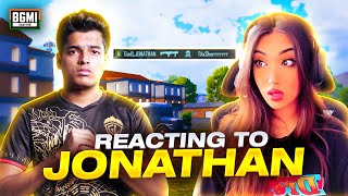 REACTING to JONATHAN GAMING | BGMI BEST INDIAN PLAYER