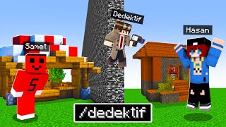 HASANI YAPI KAPIŞMASINDA DEDEKTİF İLE TROLLEDİM !! - Minecraft