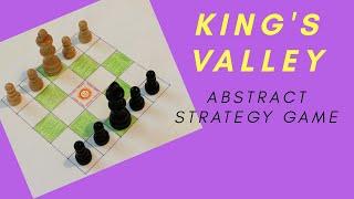 KING'S VALLEY / Board game/ Abstract Strategy Game