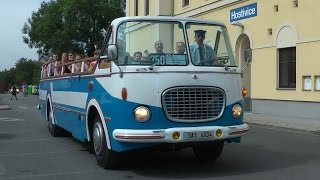 Jízdy historických autobusů - Městské slavnosti Hostivice - 750 let Litovic