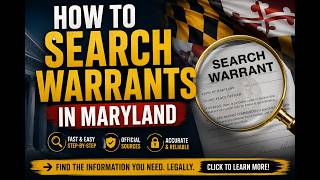 How to search warrants in Maryland