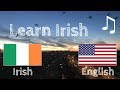 Learn before Sleeping - Irish (native speaker)  - with music //