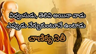 విధ్వంసుడు, తెలీవి అయినా వాడు, ఎప్పుడు నేర్చుకుంటూనే ఉంటాడు |చాణిక్య నితీ 21|#chanikya