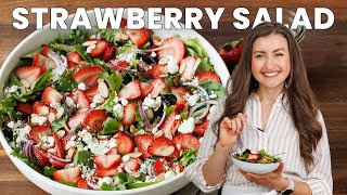 Easy Strawberry Salad with Honey Vinaigrette