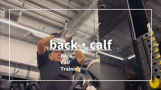 【バルク日記】背中カーフトレ『back & calf training』workout