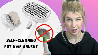 Aumuca Self-Cleaning Cat Brush Review- How does it work?