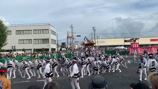 岸和田だんじり祭2024(9月祭礼) 15 カンカン場(北町交差点) - 並松町