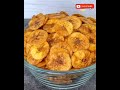 crispy and spicy plantain chips recipe