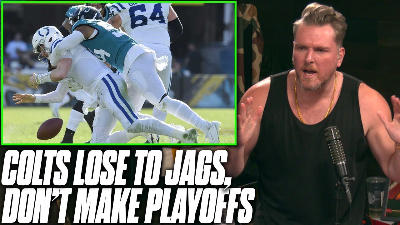 Pat McAfee Reacts To Colts EMBARRASSING Loss To Jaguars, Missing ...