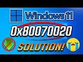 How To Fix Windows Update Error 0x80070020 in Windows 11/10 [Tutorial]