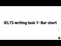 ielts writing task 1 bar chart 서론 쓰기 레일라 아이엘츠